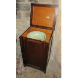 Washstand with enamel basin