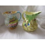 Arthur Wood glazed vase & Burslem vase