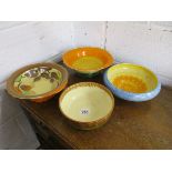 4 Myott & Son fruit bowls