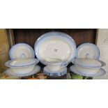 Art Deco Shelley dinner service in the Regent shape - W12474