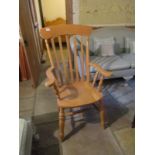 Beech carver chair