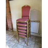 12 stacking banqueting chairs