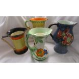 4 early jugs to include Royal Doulton