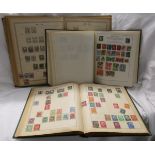 Strand all world stamp album, ACE Britannia album & Victorian postage album - 2d Blue, 1d Reds etc