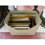 Box of prints & frames