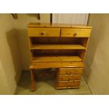 2 pine dressing tables