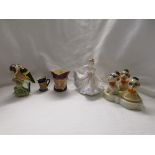 Collection of miniature china to include Royal Doulton & Beswick