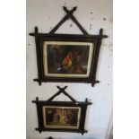 Pair of religious prints in good frames