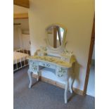 Painted dressing table