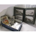 Album & box of postcards