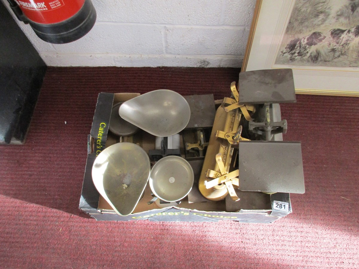 Box of old scales