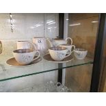 Poole tea set for 2 - some A/F