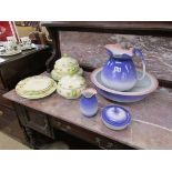 Collection of china to include jug and bowl set etc