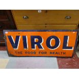 Vintage enamel sign - 'Virol'