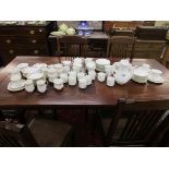 Royal Doulton part service 'Mystique' & Royal Albert part tea service