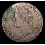 Halfpenny Evasion 1792 Obverse bust left: PAYABLE AT W.WILLIAMS Reverse Crowned Harp NORTH WALES