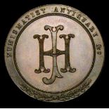 Private Token 1879 J.Henry Numismatist, Antiquary & C. Bronze Proof, only 100 minted, nFDC and