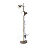 A 1970's standard lamp,