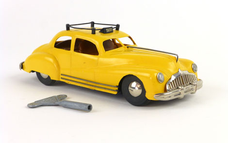 A Tri-ang number two Minic wind up taxi, - Image 5 of 5