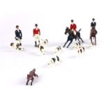 A selection of boxed Heritage Britains collection 'The Hunt' to include a huntswoman and hound,