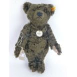 A Steiff collectable series classics 1920 bear in dark brown mohair with growl