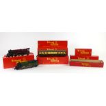 A collection of boxed Tri-ang railways scale models to include a 262 Class tank loco with green