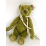 A Steiff 2005 anniversary classic steiff style bear with adjustable joints in gold mohair