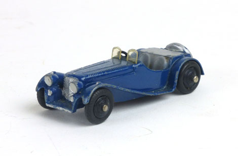 A Dinky Toys Jaguar sports car,