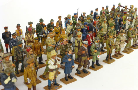 A collection of approximately one hundred Del Prado military men-at-war diecast and hand painted - Image 6 of 7