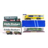 Two Eddie Stobbart Special Edition collectors models in original boxes together with two Eddie