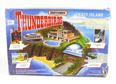 A boxed 1992 Matchbox series Thunderbirds Tracey Island,