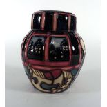 A modern Moorcroft 'Twinkle Twinkle Little Star' pattern ginger jar and cover designed by Nicola