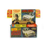 A Corgi toys James Bond 007 Aston Martin DBS, number 261, complete with original box,