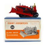 A Dinky Super Toys Blaw Knox bulldozer, number 561,