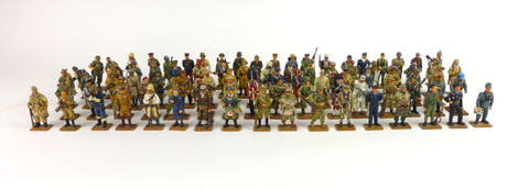 A collection of approximately one hundred Del Prado military men-at-war diecast and hand painted - Image 4 of 7