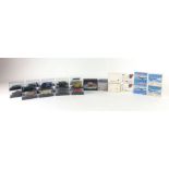 A selection of various miniature vehicles to include Oxford diecast cars,