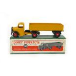 A Dinky Super Toys Bedford articulated lorry, number 521,