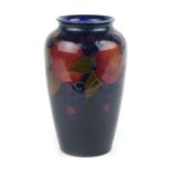 A 1940/1950's Walter Moorcroft vase of slightly tapering form decorated in the 'Pomegranate'