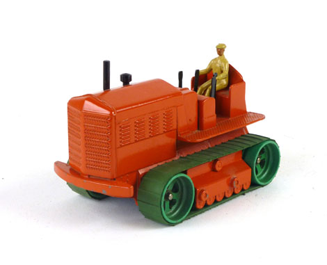 A Dinky Super Toys heavy tractor, number 563, in original box with orange painted body, - Image 2 of 2