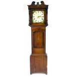 A mid 18th century longcase clock,