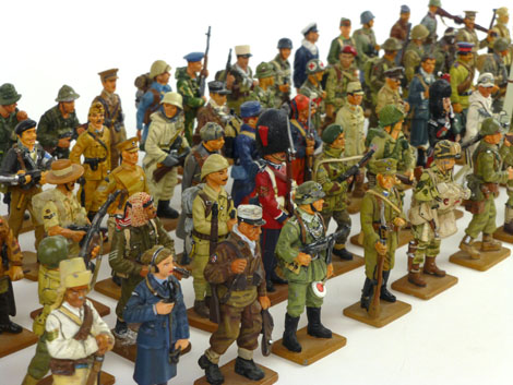 A collection of approximately one hundred Del Prado military men-at-war diecast and hand painted - Image 5 of 7