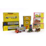 Four Matchbox Lesney Series boxed vehicles to include Major M9 Pack number 1,9,