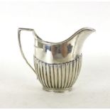 A silver hallmarked cream jug, Sheffield 1911, weight approx.