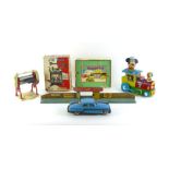 A boxed Kay Garage set containing mechanical cars,