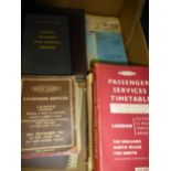 Railwayana: a collection of passenger services manuals to include London Midland, London Paddington,