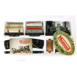 A Mamod steam railway set in original box, set including locomotive in green livery,