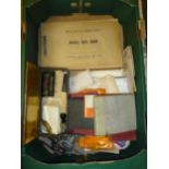 Railwayana: a collection of railway equipment to include rubber stamps, badges,