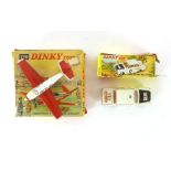 Two Dinky Toys models consisting: 212-Ford Cortina rally car 710 Beechcraft S35 Bonanza aircraft,