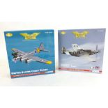 A collection of boxed model aircraft to include Corgi Aviation Archive sights and sounds range etc
