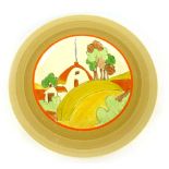 Clarice Cliff for Wilkinsons, a Bizarre ware plate,